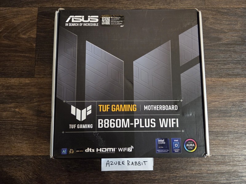 ASUS TUF Gaming B860M-PLUS WiFi B860 LGA 1851 mATX Motherboard, Intel Core