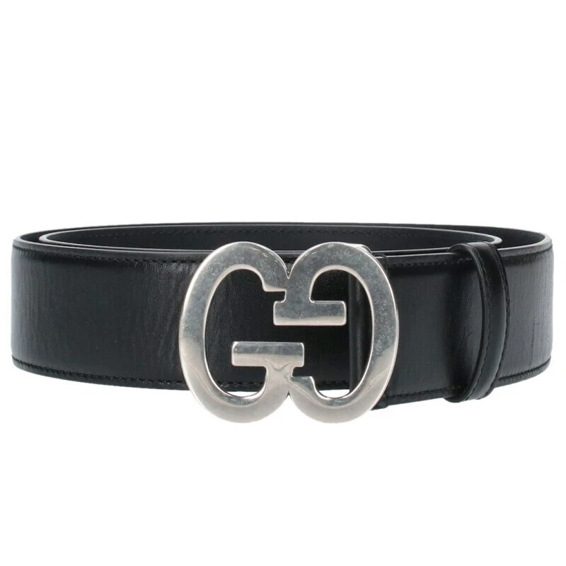 Ceinture Gucci en cuir 90 cm boucle GG occasion avec légère usure