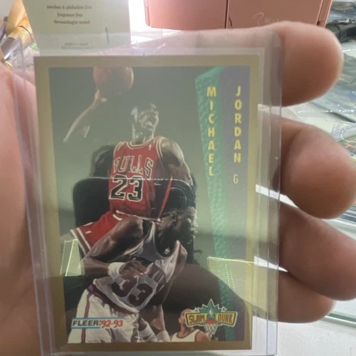 Fleer 1992-93 Michael Jordan Chicago Bulls Slam Dunk Insert #273
