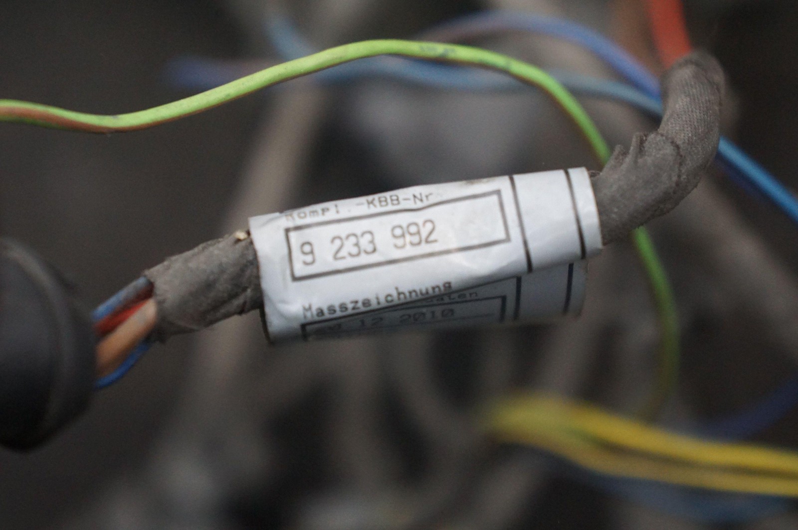 Front End Wire Harness Cable OEM 7233992 Rolls Royce Ghost Series I 2011 *Note*