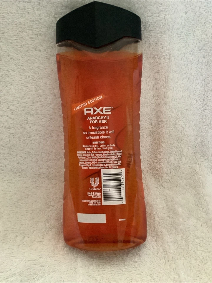 AXE Anarchy Limited Edition Revitalizing Shower Gel for Her 16 oz Limited Ed - Image 4 of 4
