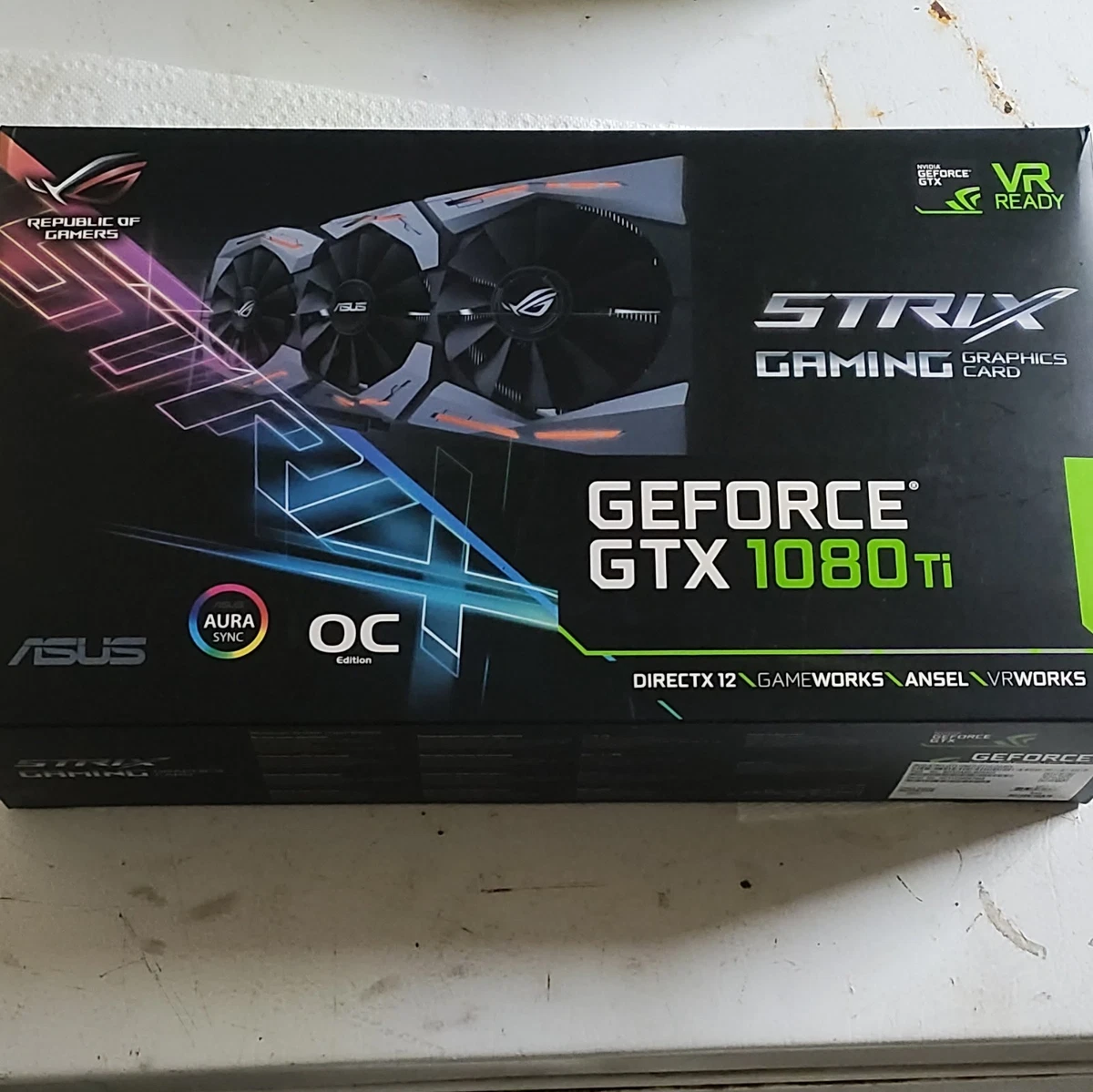 ASUS NVIDIA GeForce GTX 1080 Ti Computer Graphics Cards for sale