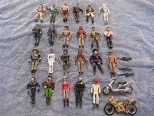 Lanard the Corps Mixed Lot 23 Military Action Figures & BIKES