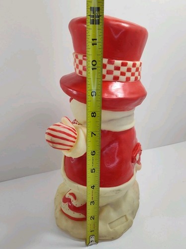 Vintage Rubber Christmas Song & Dance Snowman 12" Chris Mint (Read) - Picture 4 of 8