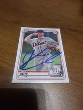 Colt Keith 1st Bowman Paper Signed IP Autograph Signed Detroit Tigers Hot Player