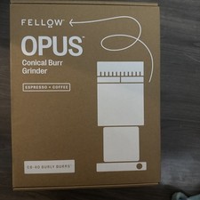 Fellow Opus Conical Burr Coffee Grinder - Espresso Grinder with 41 Settings New