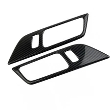 ACCELATEC Dry Carbon Fiber Inside Door Handle Trim W/O Memory Mustang 2024-2025