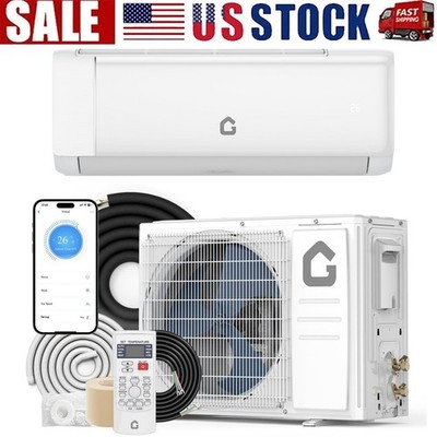12000 BTU Mini Split Air Conditioner and Heat Pump 21 SEER2, 230V, With Wifi