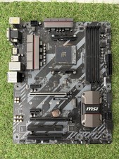 MSI B350 TOMAHAWK Gaming Motherboard, AMD Ryzen AM4 ATX *MISSING IO SHIELD* (13)