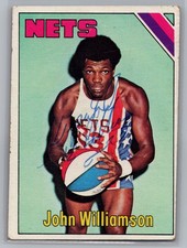 1975-76 Topps John Williamson New York Nets In-Person Auto #251 12358