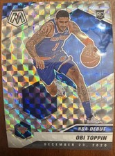 2020-21 Panini Mosaic - NBA Debut Obi Toppin Mosaic Prizm Insert (RC) NY Knicks