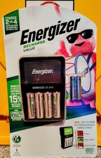 Energizer Rechargeable Value Charger Kit 4 AA and 2 AAA