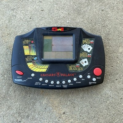 1995 Tiger Electronics Handheld Caesars Palace Deluxe 5 in 1 Video Poker Slots