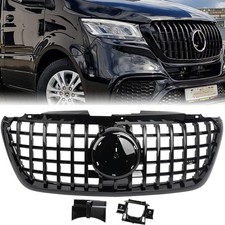 Sport Panamericana GT Kühlergrill Glanz Schwarz für Mercedes W907 Sprinter 2018- Sport Panamericana GT Kühlergrill Glanz Schwarz für Mercedes W907 Sprinter 2018-