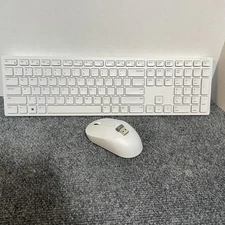 Dell KB3121Wt Wireless Full Size Keyboard Mouse Combo 2.4GHz USB Dongle White