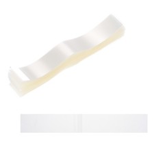 190x28mm PVC Perforated Shrink Bands, 500Pcs 0.05mm Thick Shrink Wrap, Clear