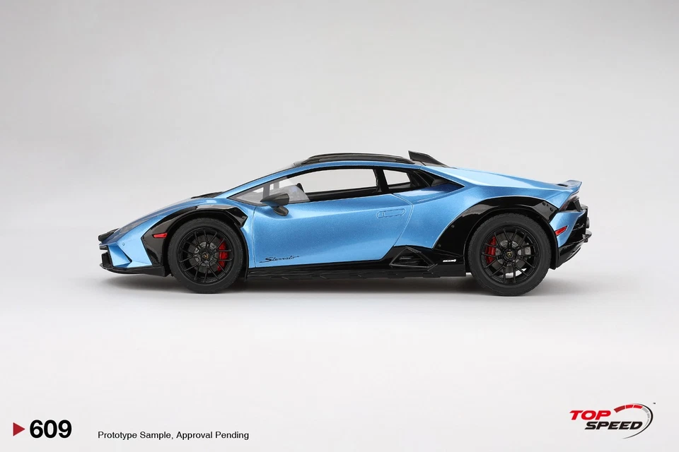 Lamborghini Huracan Sterrato Blu Aegir 1:18 velocidad máxima  Foto 3 de 4