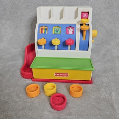 Fisher Price Spielzeug bis 1994 Vintage voll funktionsfähig. Enthält 4 Münzen