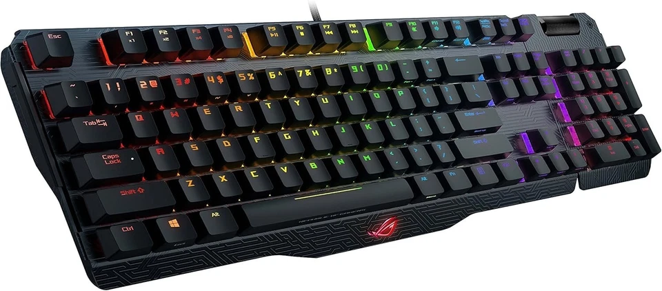 Asus ROG Claymore mechanische Gaming Tastatur Cherry MX Red RGB Aura Sync QWERTZ - Bild 3 von 4