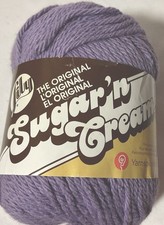 Lily Sugar N Cream 100 Cotton Yarn  Hot Purple  