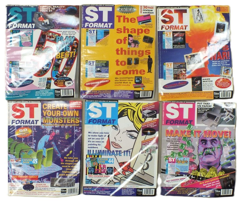 6 x ST FORMAT Magazines 1992-93 Atari ST Computer Vintage - QUICK DISPATCH🚚📦
