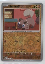 Rockruff Reverse Foil Pokemon Scarlet & Violet: Obsidian Flames OBF #116