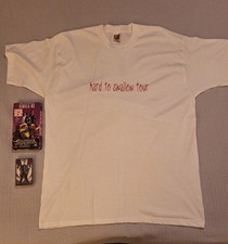 Vanilla Ice 1999 HARD TO SWALLOW shirt concert merch, VHS Cool as Ice & Cassette