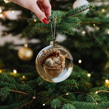 Forest Animal Acorn Ornaments   Cozy Forest Christmas Ornaments,Pine Cone 