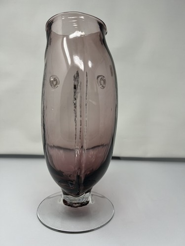 Blenko fish vase Large amethyst 1992 - Picture 21 of 22