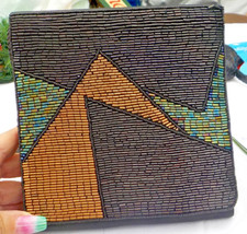 Vintage Mosaic beaded evening bag by Carla Marchi