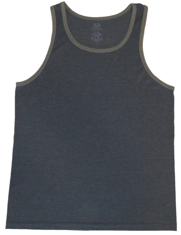 Men's Dark Blue Tank Top, Size S, by Fruit of the Loom