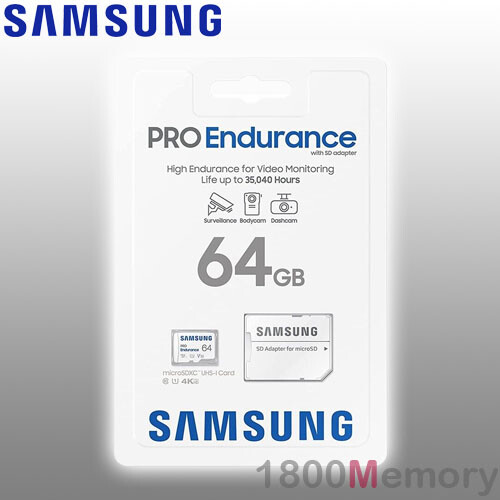 GENUINE Samsung PRO Endurance MicroSD Card SDXC U3 A2 SD Memory Card to 100MB/s - Picture 3 of 5