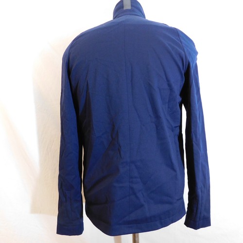 Rapha Mens Sz S Blue Lightweight Wool Full Zip Cycling Wind Jacket - Picture 4 of 8