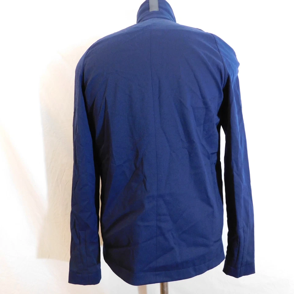 Rapha Mens Sz S Blue Lightweight Wool Full Zip Cycling Wind Jacket - Image 4 of 4