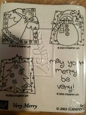 stampin up"Very Merry" CHRISTMAS stamp set