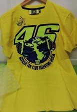 VALENTINO ROSSI VR 46 SHIRT CON AUTOGRAFO OFFICIAL FAN CLUB TAVULLIA TG.M MAGLIA