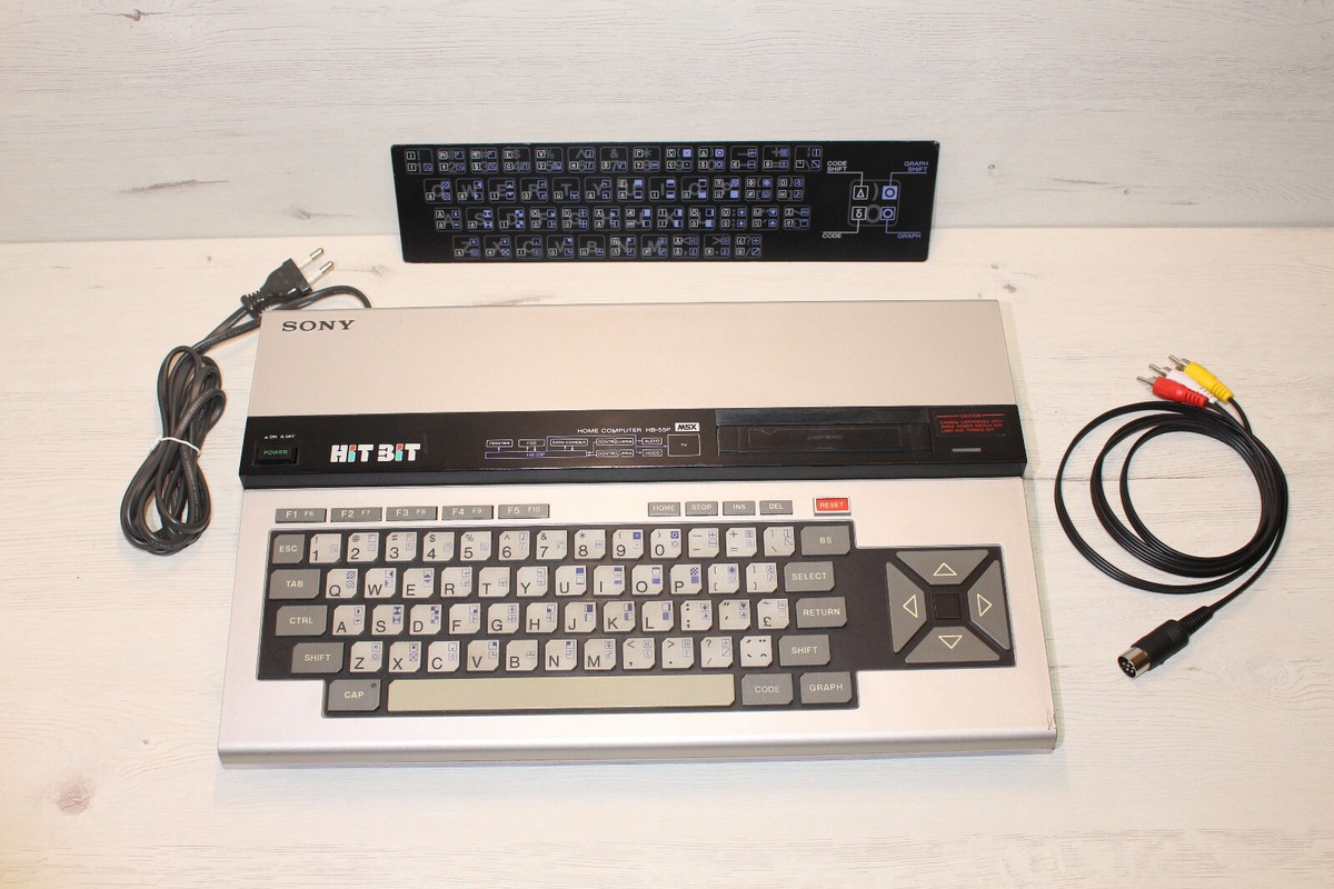 ソニー HIT BIT ヒットビット HB-55 パソコン MSX 初期MSXの中でもスタイリッシュなデザインで差別化を図った