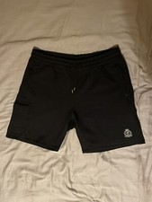 BENJART HRH UTILITY LOGO POCKET SHORTS IN BLACK - LARGE