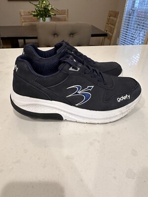 Gdefy Gravity Defyer Orion Navy Leather Sneakers Athletic Shoes Gdefy Gravity Defyer Orion Shoe TB9023FWG-W Women main image 3