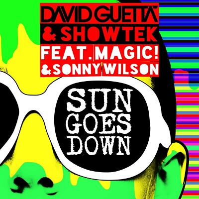 DAVID GUETTA& SHOWTEK FEAT. MAGIC!&WILSON,SONNY -SUN GOES DOWN  CD SINGLE NEU