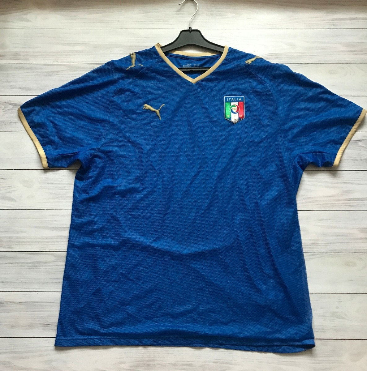 Italy 2007 2009 Home football shirt jersey Puma size XL