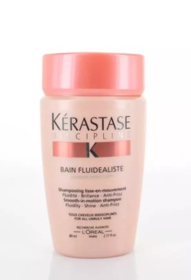 Kerastase Discipline Bain Fluidealiste Shampoo 2.71 oz 80ml Travel Size ~ New  