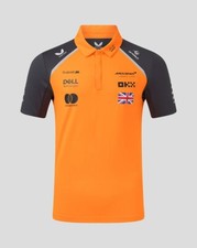McLaren F1 2025 Official Lando Norris Driver Polo-Shirt Papaya