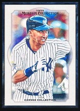 DEREK JETER 2013 TOPPS MUSEUM COLLECTION OVERSIZED FRAMED CANVAS PARALLEL /25