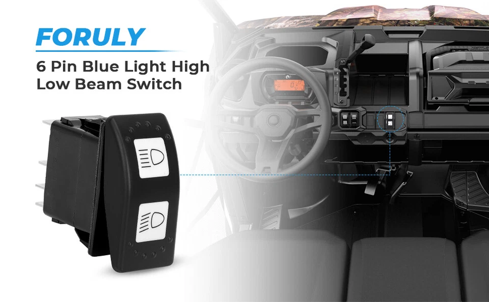 For Can-Am High Low Beam Headlight Switch Commander Maverick MAX 1000R 715001725 - Изображение 3 из 4