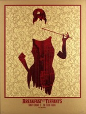 Breakfast at Tiffany's Castro Theatre Movie Poster by David O'Daniel - Stunning!