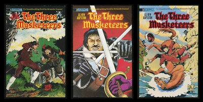 The Three Musketeers Comic Set 1-2-3 Eternity Alexandre Dumas D'Artagnan Porthos