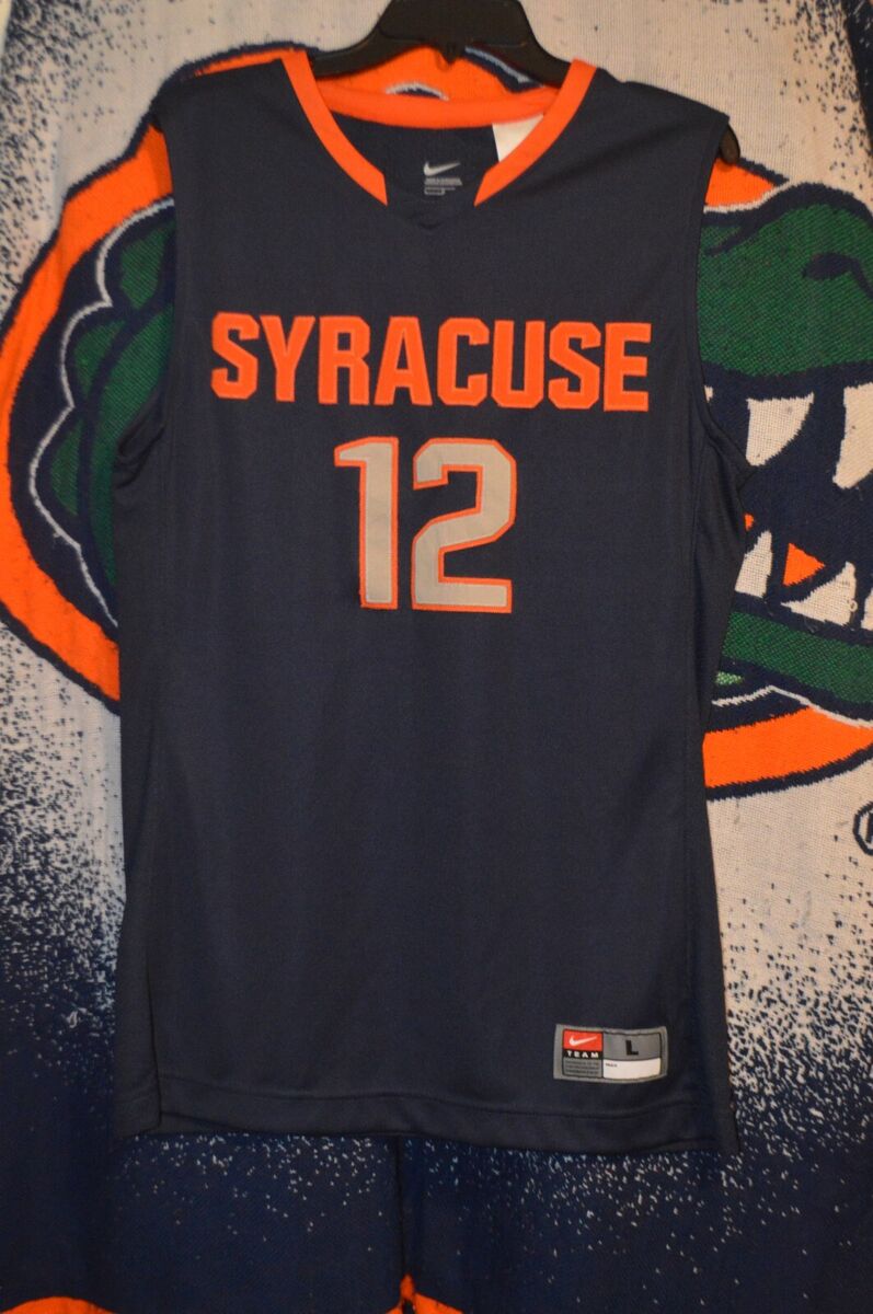 NIKE TEAM NCAA AUTHENTIC SYRACUSE ORANGE BASKETBALL STITCHED NIKE TEAM NCAA AUTHENTIC SYRACUSE ORANGE BASKETBALL STITCHED