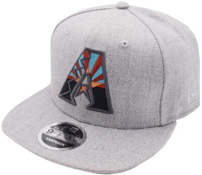 New Era Arizona Diamondbacks Snapback Cap Heather Grey 9fifty Limited Edition