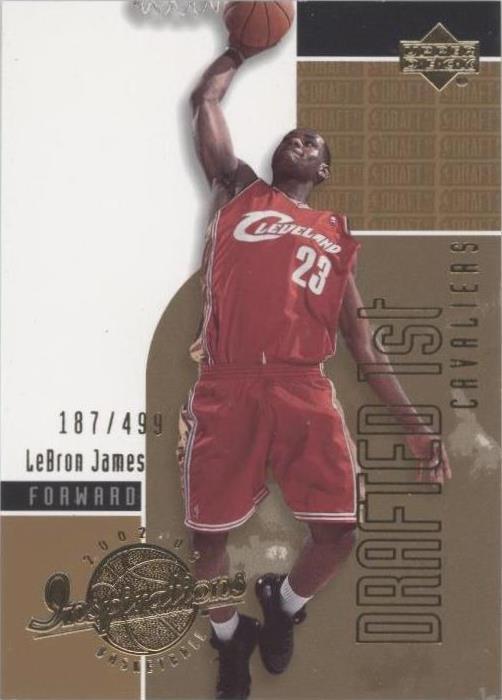 Upper Deck Inspirations LeBron James 2002-03 #156 for sale | eBay